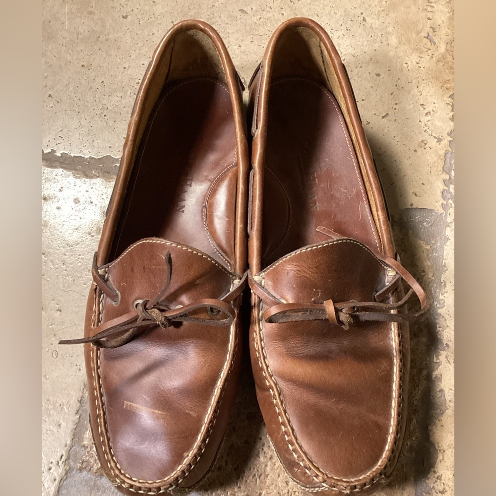 Cole Haan Brown Leather Moccasin Loafers